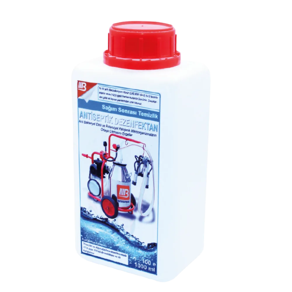 Bartech Süt Sağım Makinesi Temizleme Sıvısı 1 Lt
