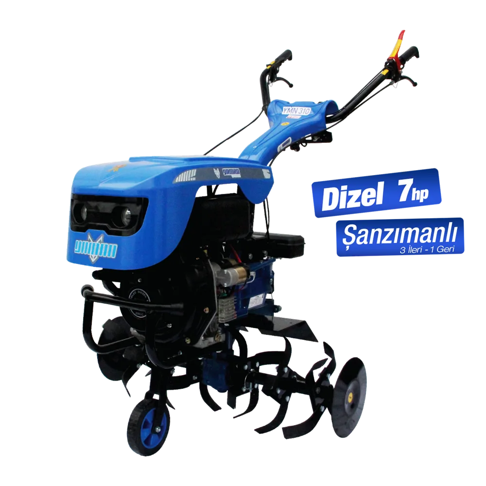 Bartech YMN310 Dizel Marşlı/İpli Çapalama Makinesi 7 HP