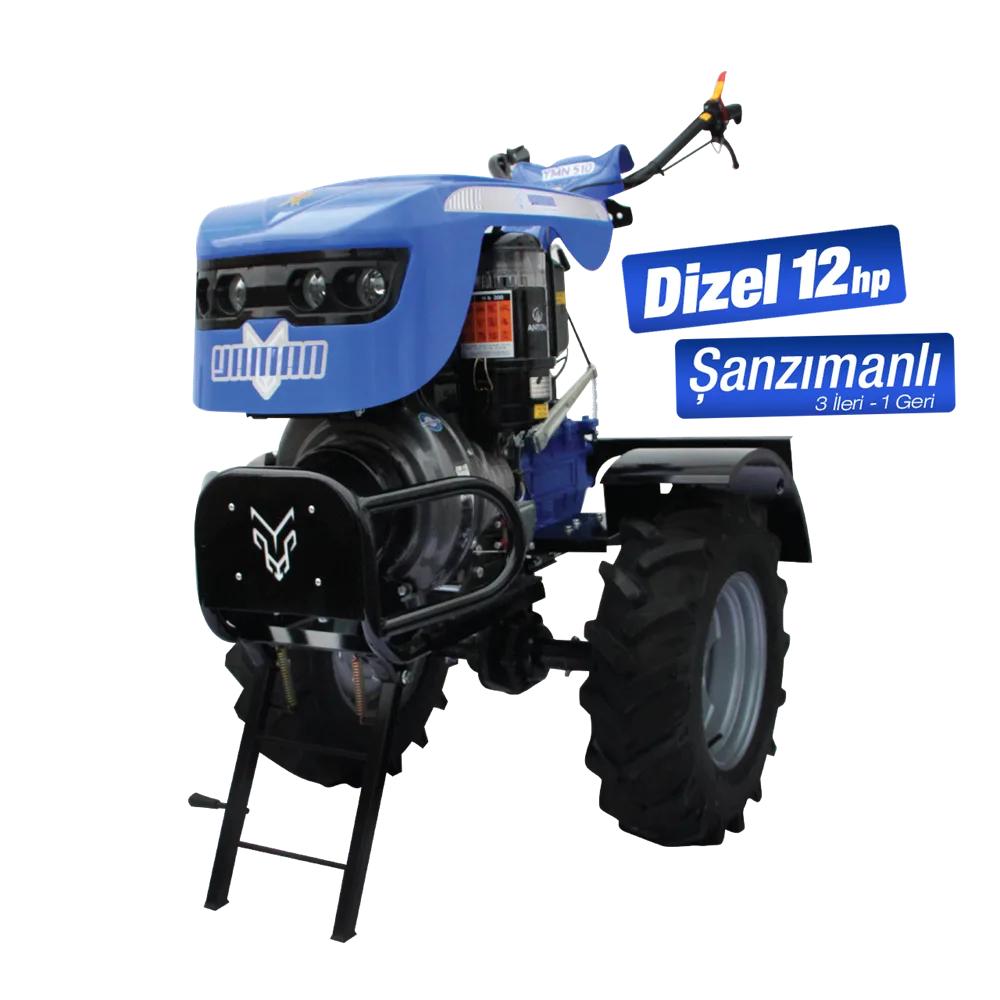 Bartech YMN510 Dizel Marşlı/İpli Çapalama Makinesi 12 HP
