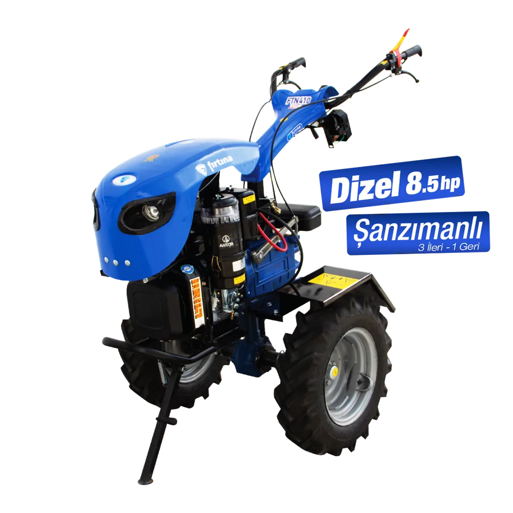 Fırtına FTN410 Dizel Marşlı/İpli Çapalama Makinesi 8.5 HP