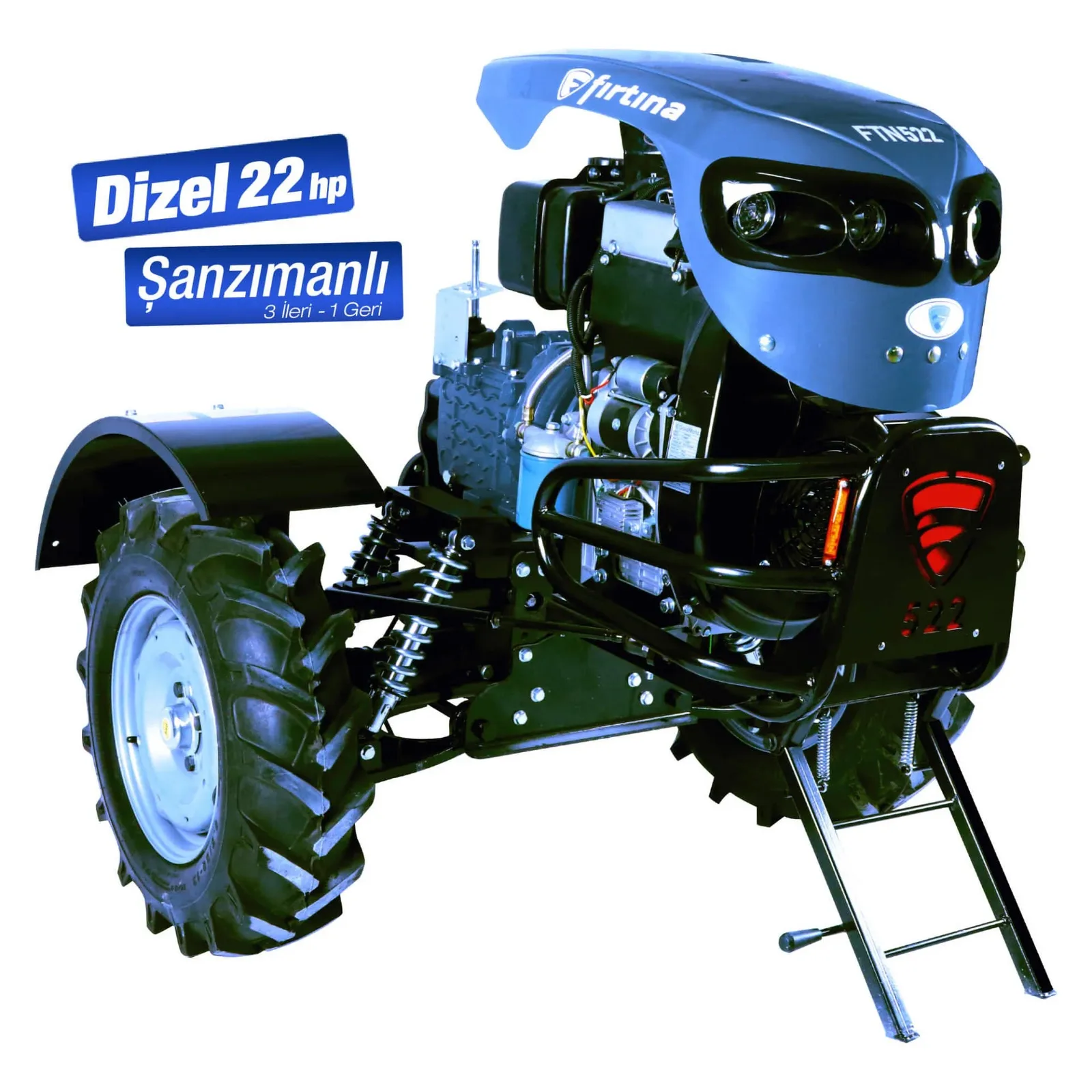 Fırtına Fırtına 522 Dizel Marşlı Çapa Makinesi 22 HP